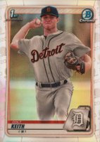 2020 Bowman Draft #BD54 Colt Keith Chrome-Refractor Baseball Card