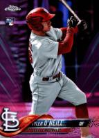 2018 Topps Chrome #35 Tyler O'Neill Pink Refractor Baseball Card