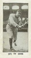 1928 Strip Card #27 Ty Cobb Baseball Card