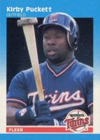 1987 Fleer Mini #83 Kirby Puckett Baseball Card