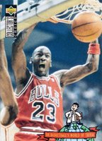 1994 Collector's Choice International #402 Michael Jordan German Basketball Card