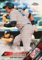 2016 Topps Chrome #146 Alex Rodriguez Refractor Baseball Card