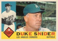 1960 Topps #493 Duke Snider Baseball Card