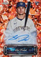 2024 Topps Chrome Sapphire Sapphire Selections Autographs #SSASF Sal Frelick Orange Baseball Card