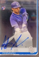 2019 Topps Clearly Authentic Autograph #FT Fernando Tatis Jr. Baseball Card