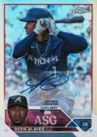 2023 Topps Chrome Update 2023 All-Star Game Autograph #OAL Ozzie Albies Baseball Card