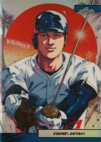 2024 Leaf Web Exclusives #2 Shohei Ohtani Anime Nation Series 2-Blue Baseball Card