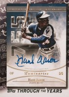 2021 Topps Through the Years #15 Hank Aaron Baseball Card