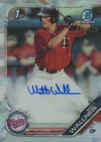 2019 Bowman Draft Chrome Draft Picks Autograph #CDAMW Matt Wallner Refractor Baseball Card