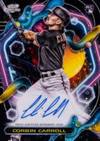 2023 Topps Cosmic Chrome Cosmic Chrome Autograph #CCA Corbin Carroll Black Eclipse Baseball Card
