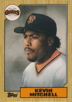 1987 Topps Traded #81T Kevin Mitchell Baseball Card