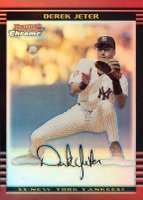 2002 Bowman Chrome #2 Derek Jeter Refractor Baseball Card