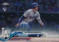 2018 Topps Chrome Rookie Autograph #RA-AV Alex Verdugo Baseball Card