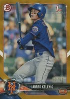 2018 Bowman Draft #BD6 Jarred Kelenic Gold Baseball Card