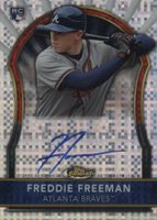 2011 Finest #72 Freddie Freeman Xfractor-Autograph Baseball Card