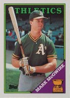 1988 Topps #580 Mark McGwire Baseball Card