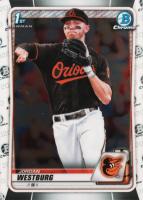 2020 Bowman Draft #BD111 Jordan Westburg Chrome Baseball Card