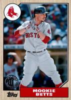 2017 Topps 1987 Topps #87-73 Mookie Betts Baseball Card