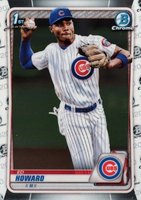 2020 Bowman Draft #BD98 Ed Howard Chrome Baseball Card