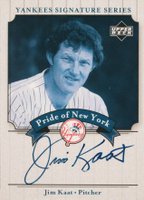 2003 Upper Deck Yankees Signature Series Pride of NY Autograph #PN-JK Jim Kaat Baseball Card