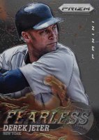 2013 Panini Prizm Fearless #F3 Derek Jeter Baseball Card