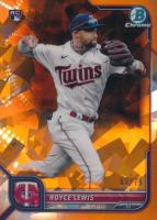 2022 Bowman Chrome Sapphire Edition #92 Royce Lewis Orange Baseball Card