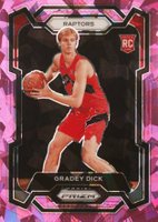 2023 Panini Prizm #134 Gradey Dick Pink Ice Basketball Card