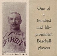 1903 Breisch-Williams (Type 1) !  # Deacon McGuire New York Baseball Card