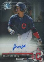 2017 Bowman Chrome Prospect Autograph #FM Francisco Mejia Baseball Card