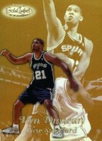 1999 Topps Gold Label New Standard #NS3 Tim Duncan Gold Label Basketball Card