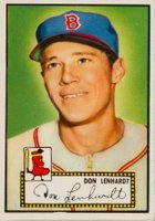 1952 Topps #4 Don Lenhardt Red Back Baseball Card