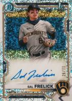 2021 Bowman Draft Chrome Draft Pick Autographs #CDASF Sal Frelick Sparkle Refractor Baseball Card