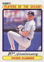 1990 Fleer #627 Roger Clemens Baseball Card