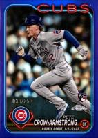 2024 Topps Chrome Update #USC158 Pete Crow-Armstrong Purple Refractor Baseball Card