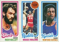 1980 Topps # Kelley/Malone/Boynes Basketball Card
