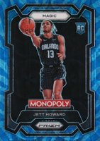 2023 Panini Prizm Monopoly #65 Jett Howard Tiger Stripe Boardwalk Blue Basketball Card