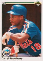 1990 Upper Deck #182 Darryl Strawberry Baseball Card