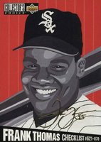 1994 Collector's Choice #327 Frank Thomas Gold Signature Baseball Card