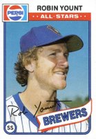 1980 Topps Pepsi-Cola All-Stars #4 Robin Yount Baseball Card