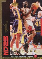 1998 Upper Deck Encore MJ23 #M18 Michael Jordan Gold F/X Basketball Card