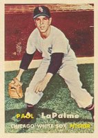1957 Topps #344 Paul LaPalme Baseball Card