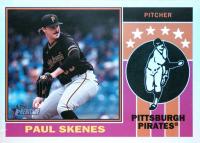 2025 Topps Heritage 1976 Player Icons #76PI17 Paul Skenes Holographic Baseball Card