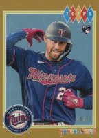 2022 Topps Brooklyn Collection #2 Royce Lewis Gold Baseball Card