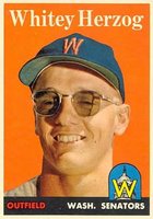 1958 Topps #438 Whitey Herzog Baseball Card