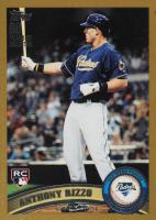 2011 Topps Update #US55 Anthony Rizzo Gold Baseball Card