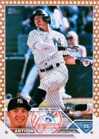 2023 Topps Complete Set #460 Anthony Volpe Gold Star Baseball Card