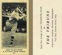 1916 Altoona Tribune #60 Art Fletcher Baseball Card