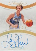 2020 Panini Flawless Collegiate Legacy Autographs #LA Larry Bird Gold Basketball Card