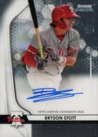 2020 Bowman Sterling Prospect Autographs #BS Bryson Stott Baseball Card