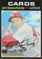 1971 Topps #322 Jim Beauchamp Baseball Card